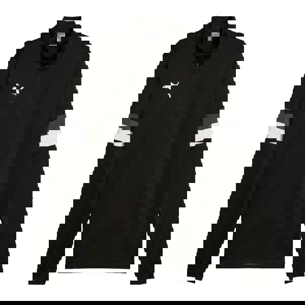 Puma Mens TeamRISE Quarter Zip Top - Black - 