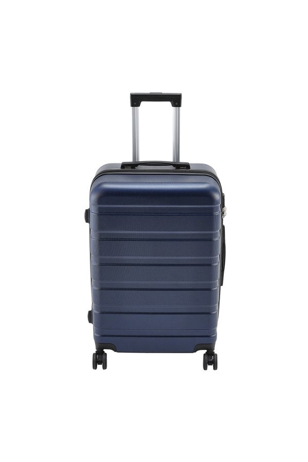 Living and Home Hardshell Rolling Luggage Trolley Travel Suitcase - 28" Blue