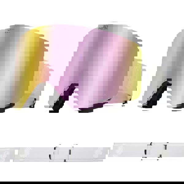 Dragon R1 OTG - Whiteout with Lumalens Pink Ionized & Lumalens Dark Smoke Lens