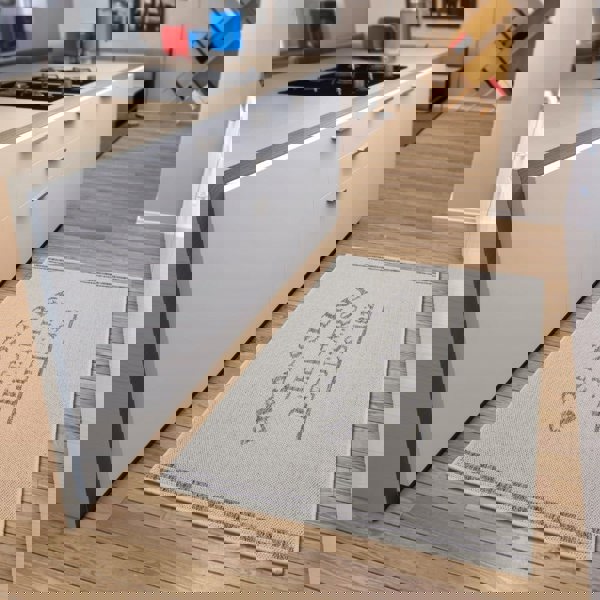 Kitchen Brasserie de Paris Runner Flatweave Rug