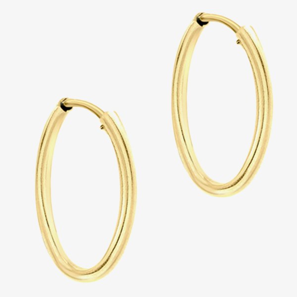T. H. Baker 9ct Yellow-Gold Sleeper Hoop Earrings 1.53.9809