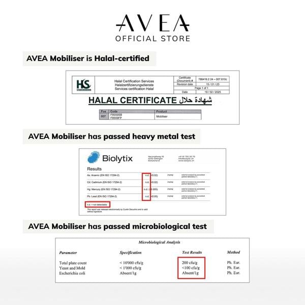 AVEA Mobiliser (60 capsules) | Joint supplement | Antioxidants | Support muscle recovery | Joint health
