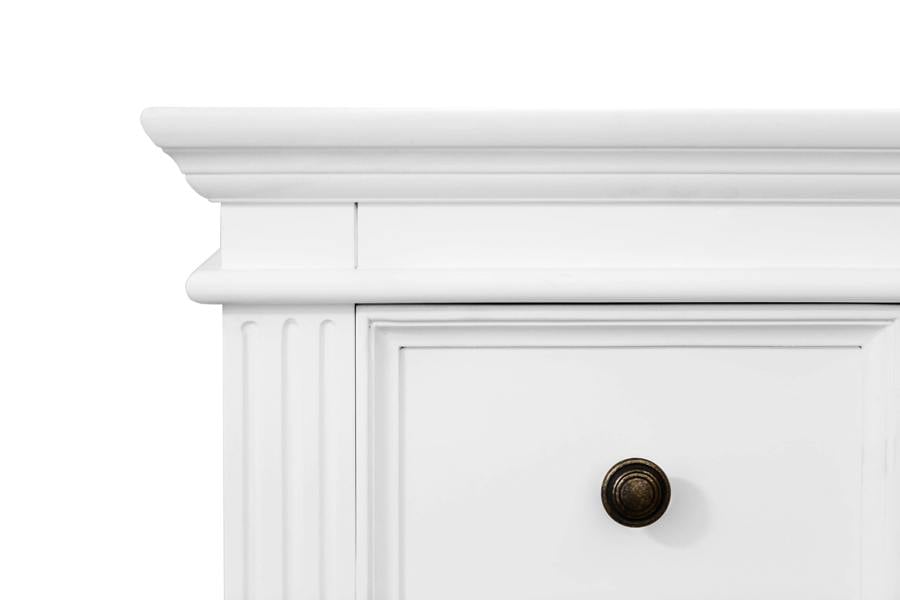 Statement Furniture Gainsborough Bedside Table 2 Drawer Hamptons Style Nightstand