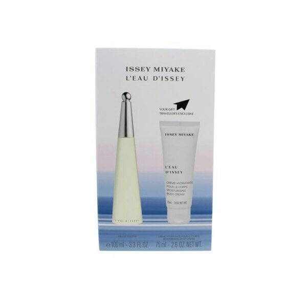 Issey Miyake L'Eau d'Issey Pour Femme Eau de Toilette Women's Gift Set Spray (100ml) with Body Lotion