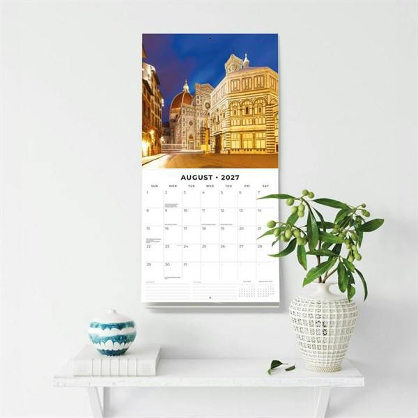Florence Calendar 2027, Wall Calendars, Month To View, Travel, Gift