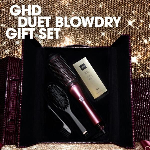 GHD Duet Hair Dryer Brush Set Set