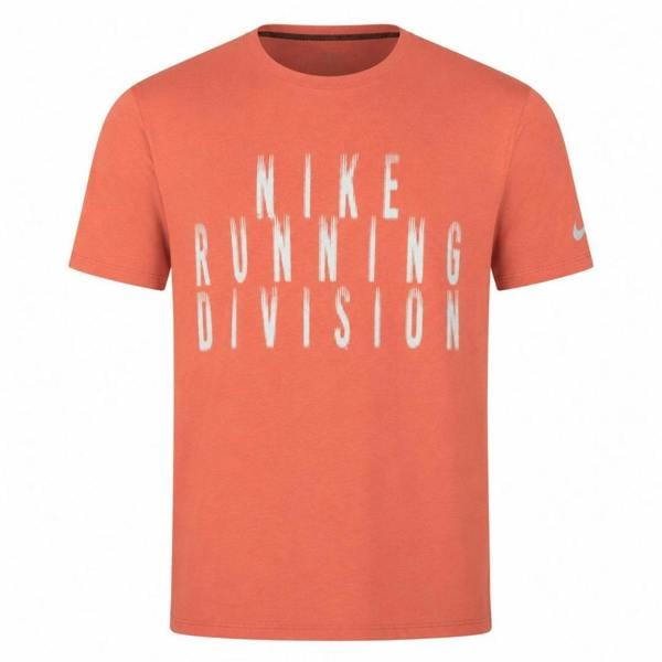 Nike Rise 365 Running Division Men's Dri-FIT Short-Sleeve Pink Running Top S