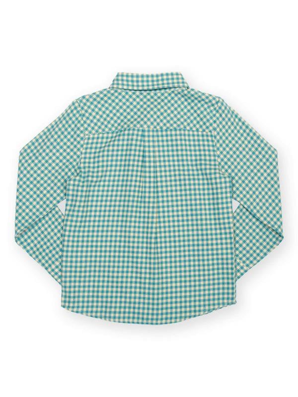 Kite Boys Organic Ocean Check Shirt