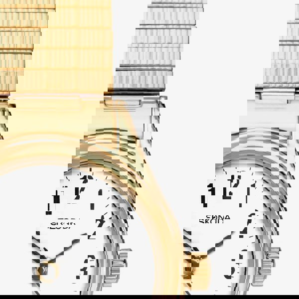 Sekonda Easy Reader Gold Plated Expandable Watch 4602