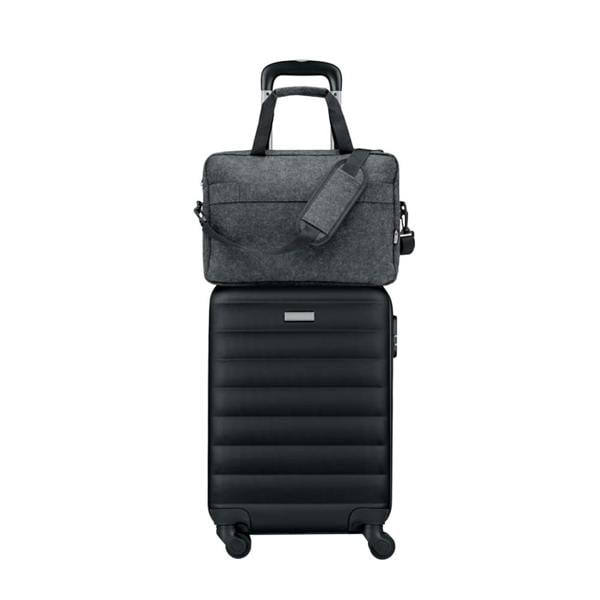MidOcean Plana RPET Felt Laptop Bag - Stone Grey - 