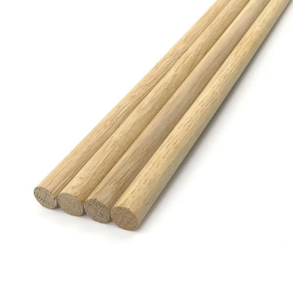 1m Long Premium Quality Oak Dowel