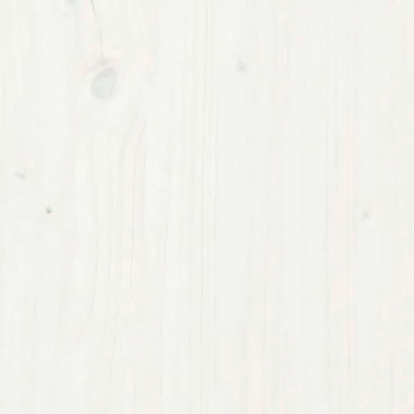 Berkfield Garden Table White 121x82.5x110 cm Solid Wood Pine