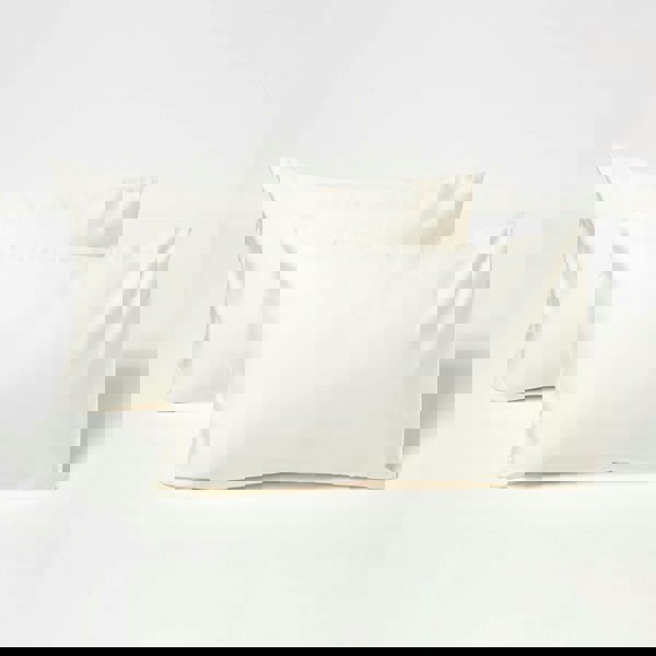 HOMESCAPES Organic Cotton Kids Pillowcases 40 x 60 cm 400 Thread Count, 2 Pack