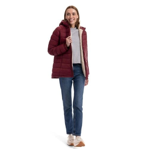 Trespass Womens Kaleena Padded Jacket - Dark Cherry
