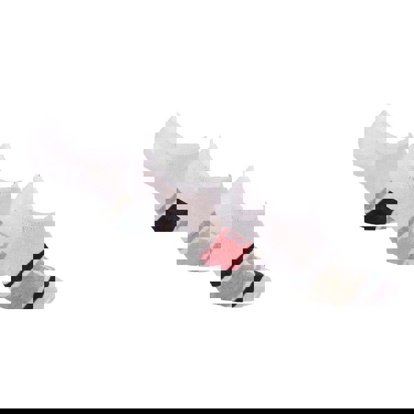 Lee Unisex Adult Liner Socks (Pack of 3) - White/Grey/Pink