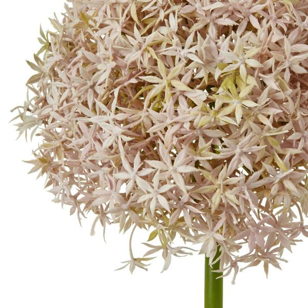 Wyld Haus Set of 3 Artificial Flowers Lilac Giant Allium Stems