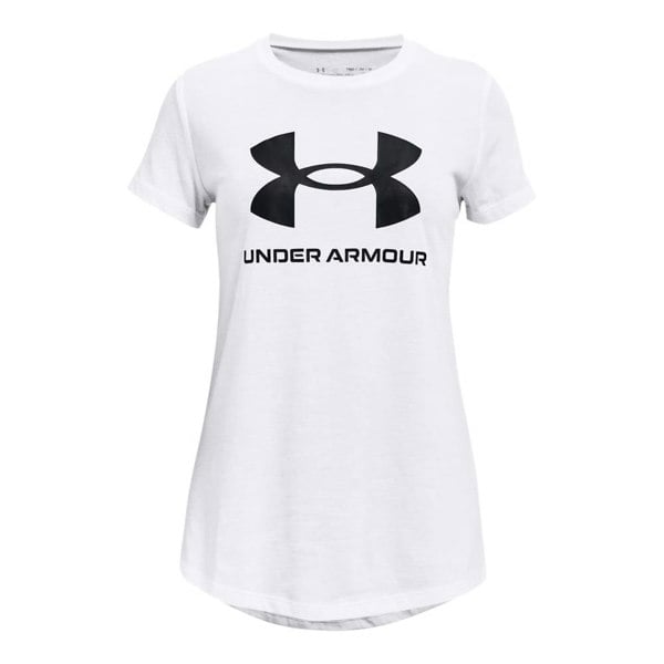 Under Armour Childrens/Kids Logo T-Shirt - White