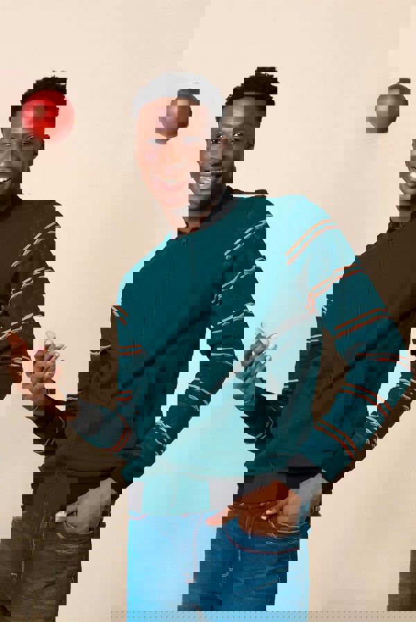 ENORSIA Mens  Zip Through Bomber Jacket