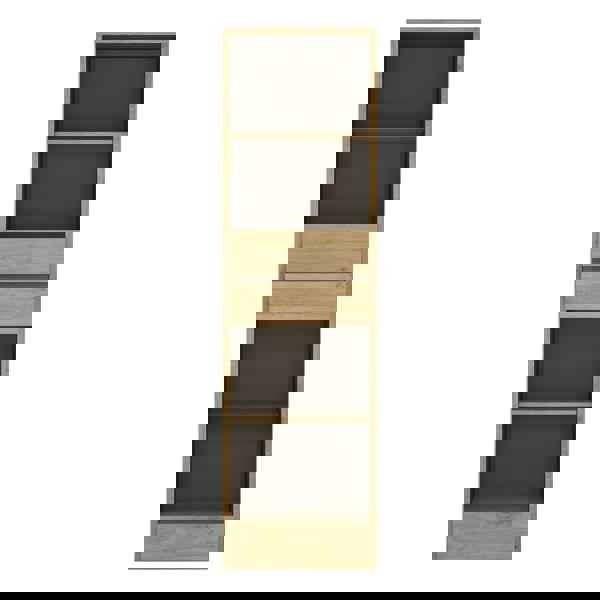 Furniture To Go Shetland Tall Narrow 3 Drawer Bookcase