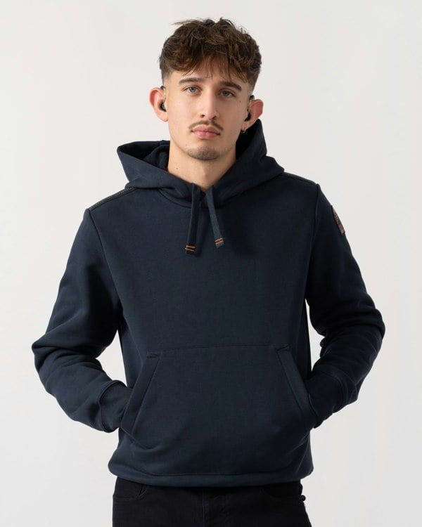 Parajumpers Everest Mens Hooded Sweatshirt - Blue Navy 316