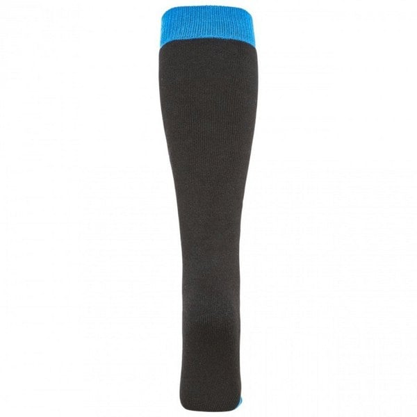 Trespass Mens Toppy Ski Tube Socks (2 Pairs) - Black/Ultramarine