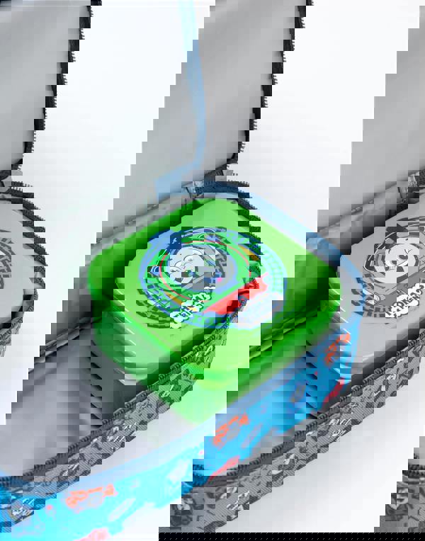 Thomas and Friends Unisex Kids Blue Trains And Signs Lunch Bag Bottle and Snack Pot (One Size)