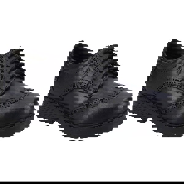 Hush Puppies Jacob SNR Leather Boys's Black Brogues