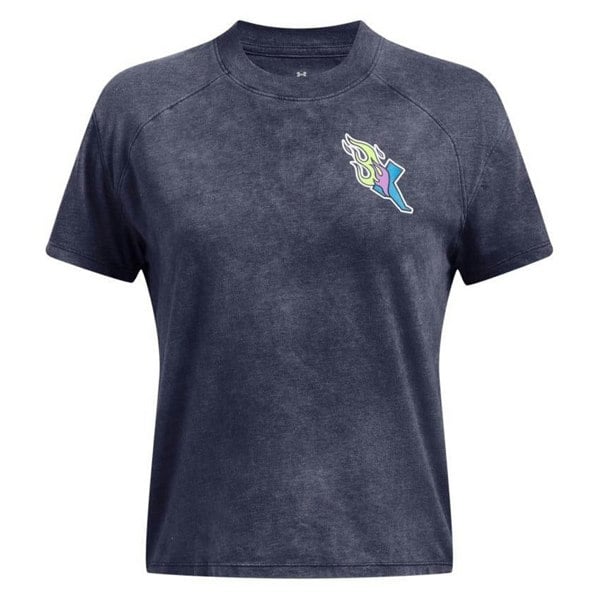 Under Armour Womens Launch Short-Sleeved T-Shirt - Blue