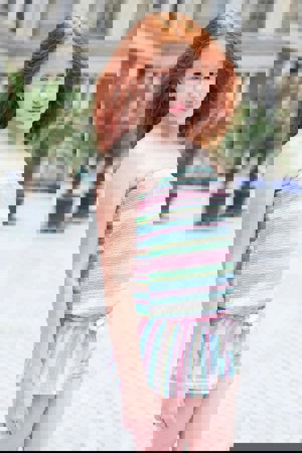 Nessi Byrd Girls Jeannie Playsuit in Multicolour