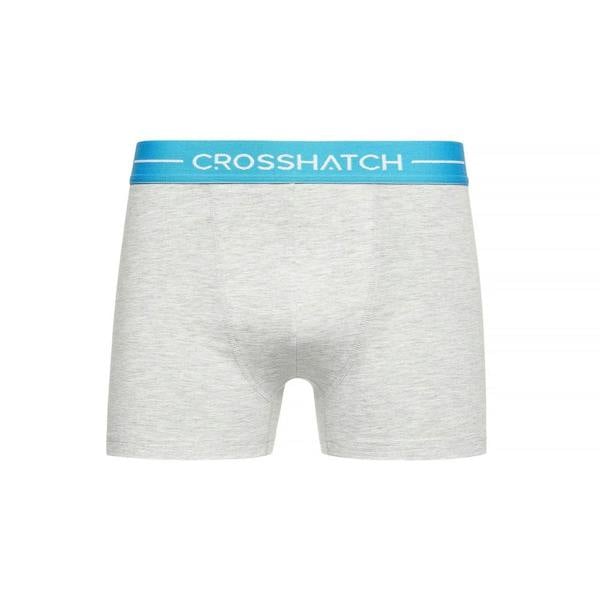 Crosshatch Mens Astral Boxer Shorts (Pack of 12) - Grey - 
