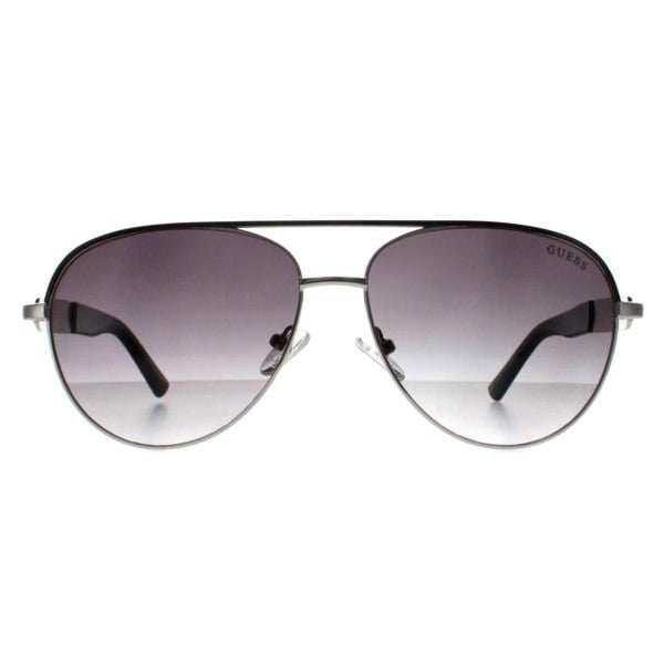 Guess Sunglasses GF0287 06B Silver Black Grey Gradient