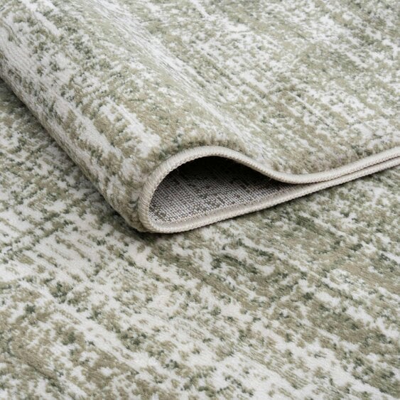 The Rugs Montana Abstract Cream Green Rug | 3800