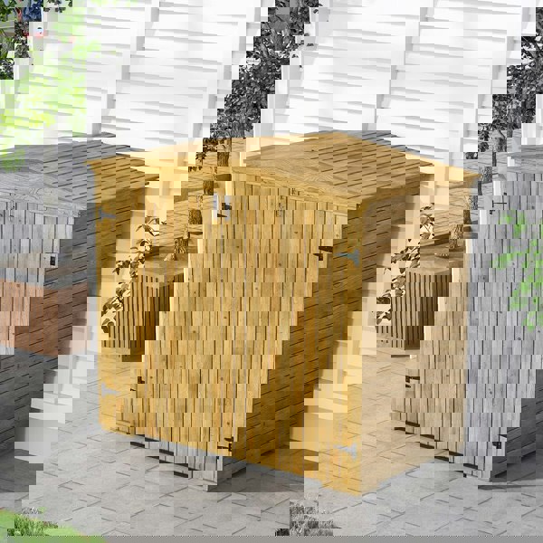 Outdoor Spruce Wood Garden Tool Equipment Storage Shed Living and Home