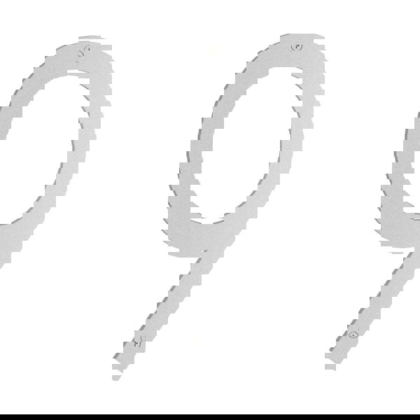 Matt grey house number 9