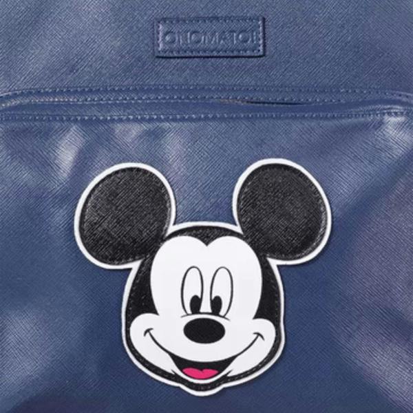 Onomato! Disney Mickey Mouse Backpack with Adjustable Padded Straps Blue