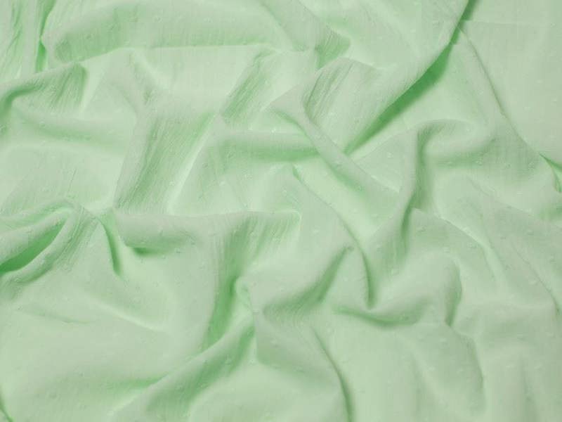Minerva Core Range Tufted Cotton Swiss Dot Fabric - Plain Design Dressmaking Fabric, 135 cm / 54" Wide - per metre