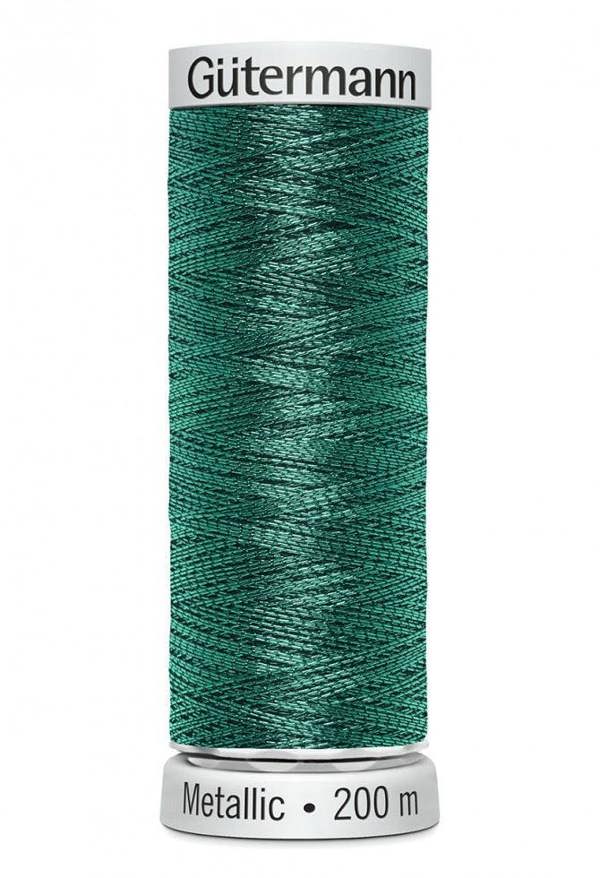Gutermann Sulky Metallic Embroidery Thread 200m Polyamide, Polyester Thread Suitable For Embroidery