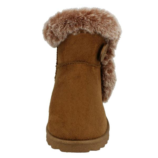 Spot On Girls Spot On Fur Trim/Lined Ankle Boots H4142