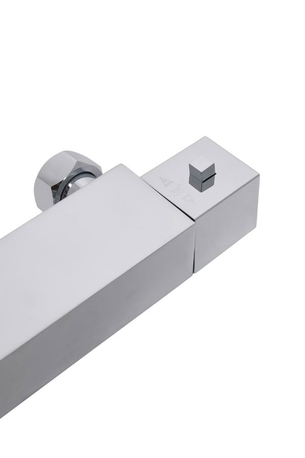 Living and Home 26 x 6.5cm Bath Shower Mixer Temperature Control Valve