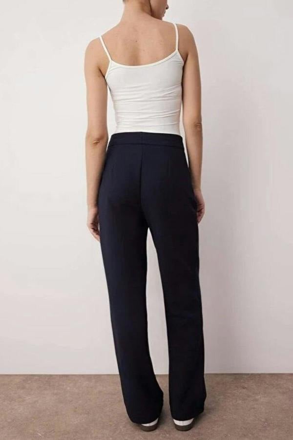 WOVCOR Wide Leg Woven Trousers