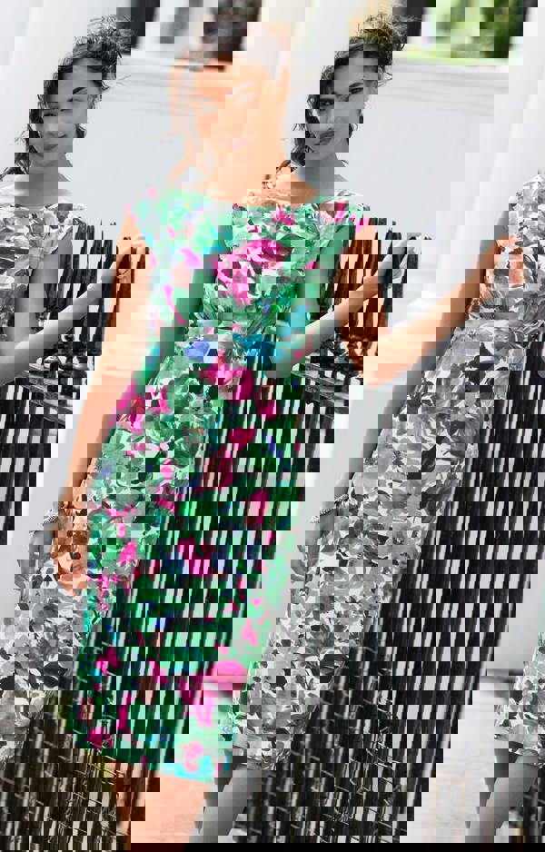 Alie Street London Pippa Shift Dress Petite - Paradise Green