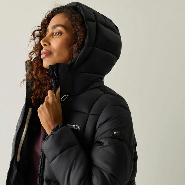 Regatta Womens/Ladies Eyre Padded Jacket - Black - 