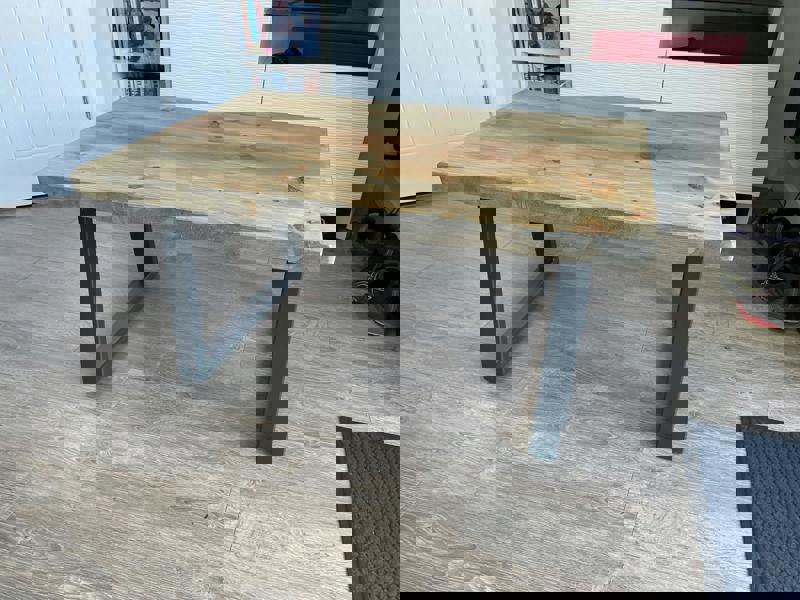 TRL Furniture Sleek & Slender Rustic Coffee Table