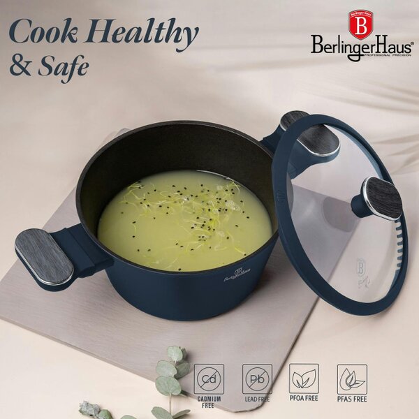 Berlinger Haus BH8376  20 cm Casserole with Lid | Deep Sea