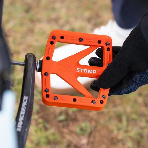 Oxford Stomp Nylon Flat Pedals Orange