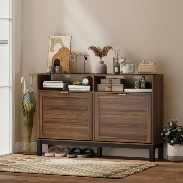 Flip-down Shoe Cabinet