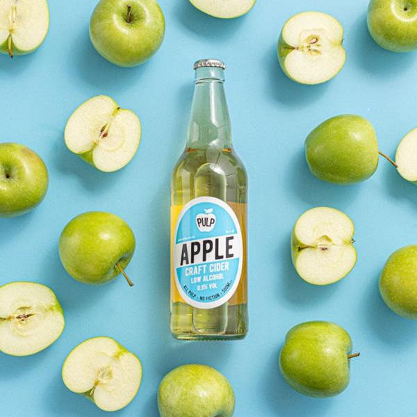 PULP Cider PULP Apple 0.5% Low Alcohol Cider 500ml Bottles