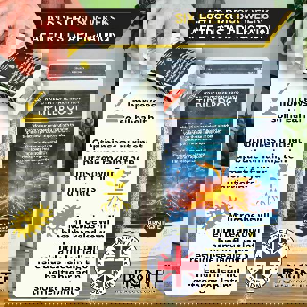 Bronte Heritage TripleBoost 50g – Microbial soil enhancer boosting root strength & plant growth. Effective for 6 weeks active indoor & outdoor use