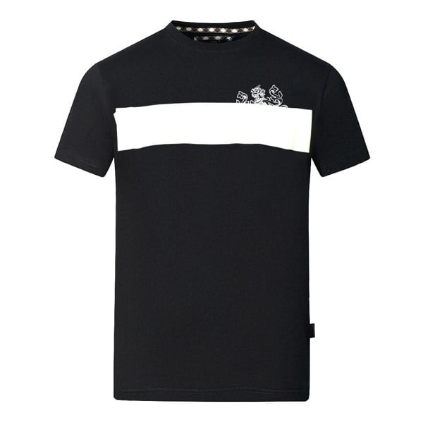 Aquascutum Block Aldis Logo T-Shirt - Black