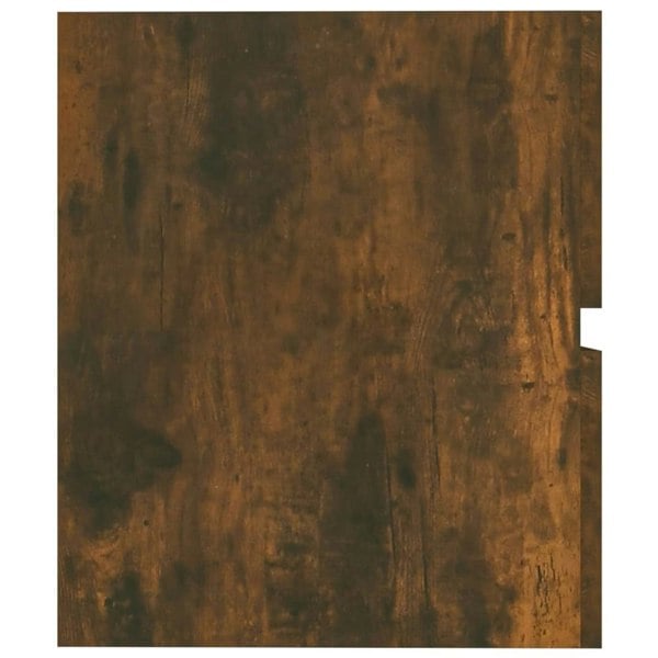 Berkfield Sink Cabinet Smoked Oak 41x38.5x45 cm Engineered Wood